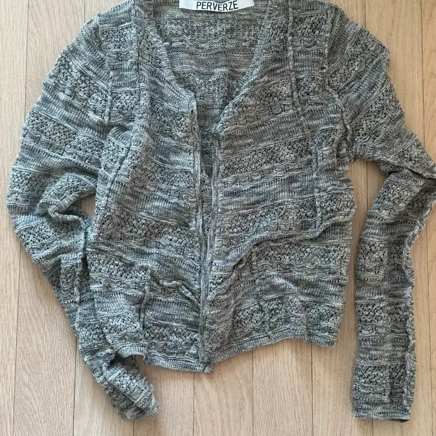 [BUNJANG] Perverze Pinched Seam Knit Cardigan / 퍼버즈 perverze pinched seam knit cardigan