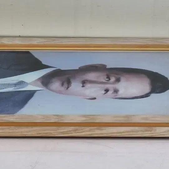 [BUNJANG] Vintage Park Chung-hee Portrait Photo Frame / 근대사 수집 자료 옛날 박정희 대통령 액자 사진