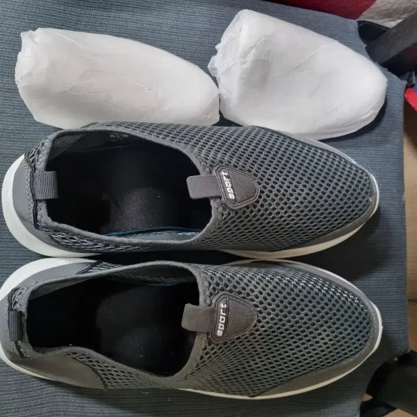[BUNJANG] SPORT Mesh Slip-on Sneakers Gray 255 / SPORT 메쉬 슬립온 운동화 회색255