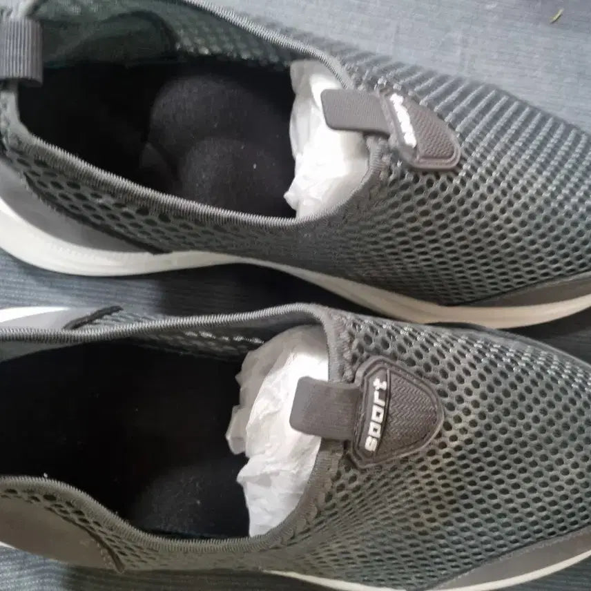 [BUNJANG] SPORT Mesh Slip-on Sneakers Gray 255 / SPORT 메쉬 슬립온 운동화 회색255