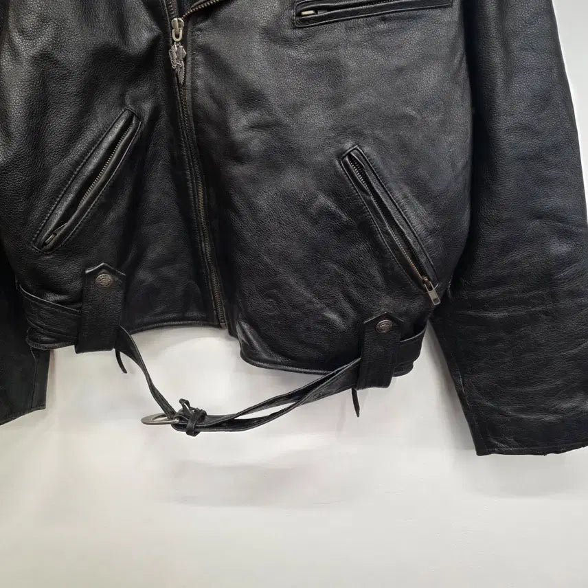 [BUNJANG] Harley Davidson Leather Rider Jacket / [XL]할리데이비슨 가죽 라이더 자켓