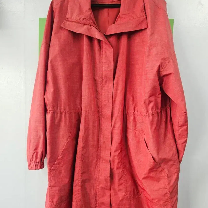 [BUNJANG] Boko Coral Pink Long Coat / Boko코랄 핑크색 롱 코트