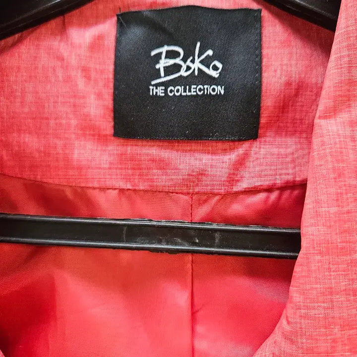 [BUNJANG] Boko Coral Pink Long Coat / Boko코랄 핑크색 롱 코트