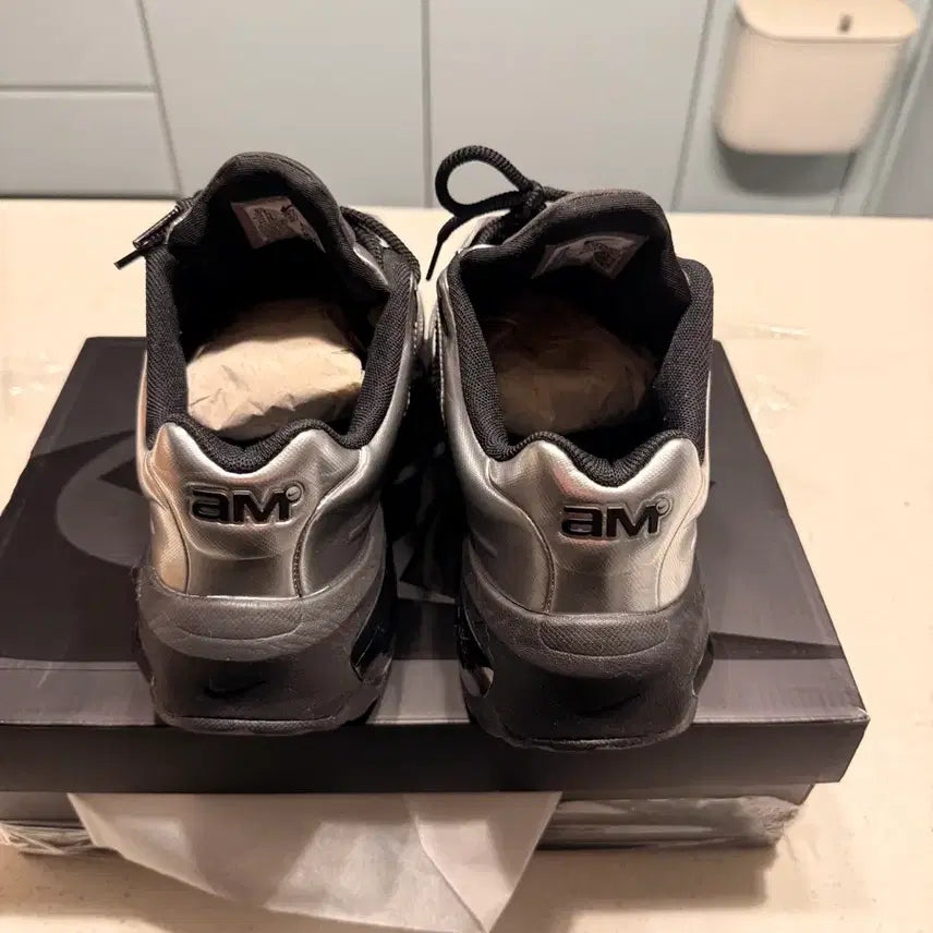 [BUNJANG] Nike Air Max Muse Silver Sneakers / 나이키 에어맥스 뮤즈 실버 255size