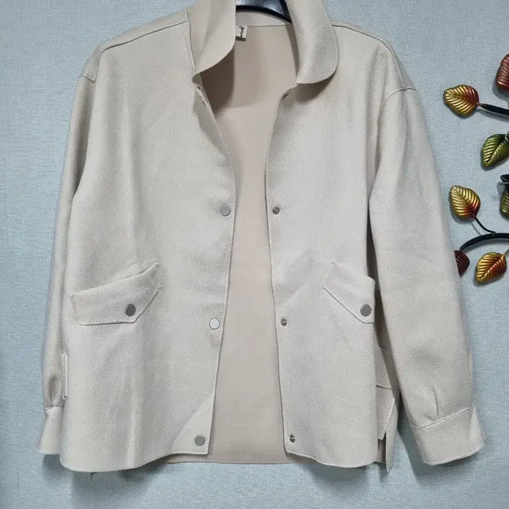 [BUNJANG] Beige Loose Fit Short Jacket / 베이지색 숏 자켓 66~작은77  루즈핏
