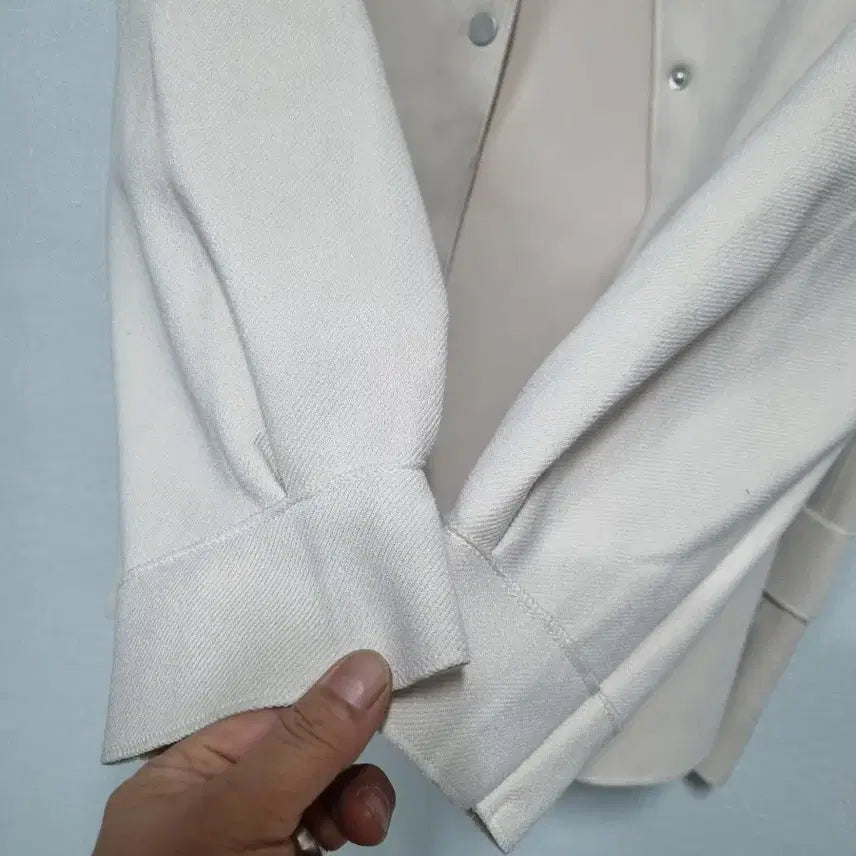 [BUNJANG] Beige Loose Fit Short Jacket / 베이지색 숏 자켓 66~작은77  루즈핏