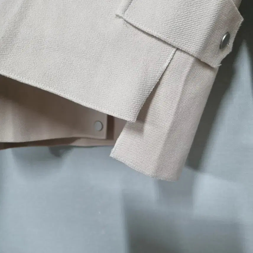 [BUNJANG] Beige Loose Fit Short Jacket / 베이지색 숏 자켓 66~작은77  루즈핏