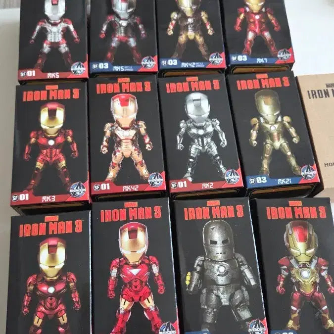[BUNJANG] Kids Logic Iron Man 3 Figure Set / 키즈네이션 키즈로직 아이언맨3 피규어 세트