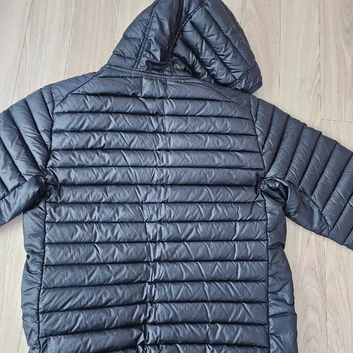 [BUNJANG] Stone Island Hooded Padded Jacket Black / 스톤아일랜드 후드 패딩 블랙