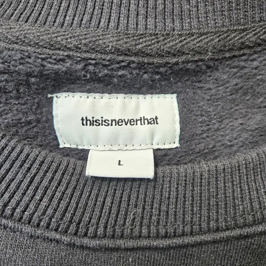 [BUNJANG] thisisneverthat Logo Sweatshirt / L 디스이즈네버댓 로고 맨투맨 0305Y