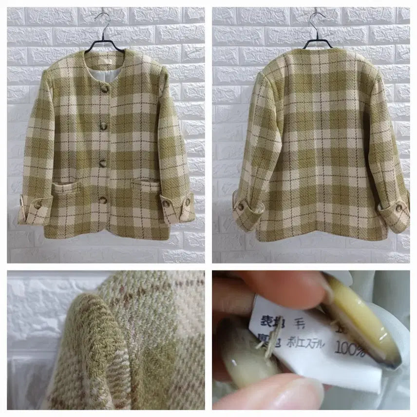 [BUNJANG] Vintage Check Jacket / 일본빈티지 모100%체크자켓