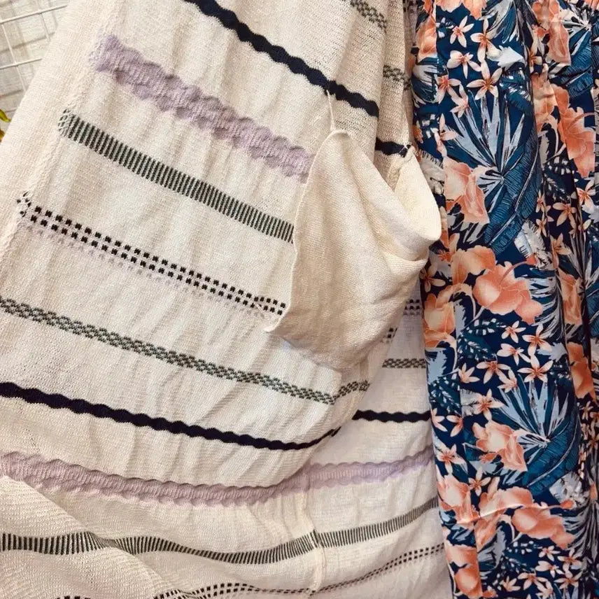 [BUNJANG] Thursday Island Long Cardigan (S) - Multi Jacquard / 새옷 S 멀티 쟈가드 롱가디건 써스데이아일랜드