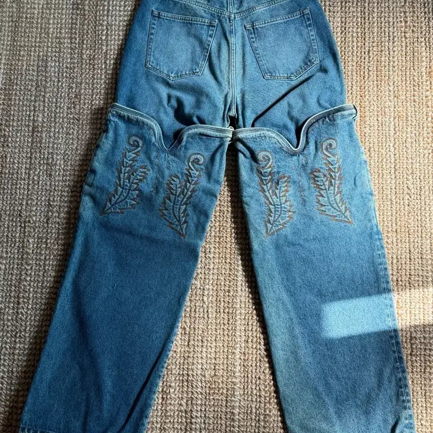 [BUNJANG] Y/Project Maxi Cowboy Denim Jeans - Medium Wash - 31 / 와이프로젝트 맥시 카우보이 데님 진 중청 31