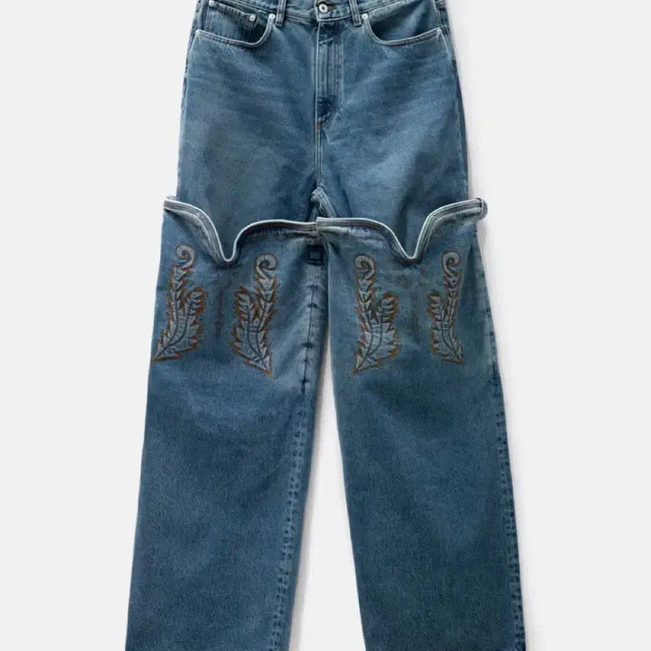 [BUNJANG] Y/Project Maxi Cowboy Denim Jeans - Medium Wash - 31 / 와이프로젝트 맥시 카우보이 데님 진 중청 31