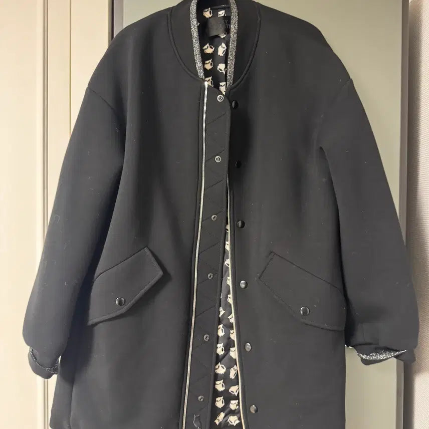 [BUNJANG] Lucky Chouette Bomber Jacket (Black) / 럭키슈에뜨 봄버자켓(블랙)