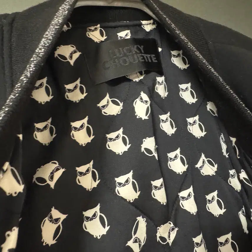 [BUNJANG] Lucky Chouette Bomber Jacket (Black) / 럭키슈에뜨 봄버자켓(블랙)