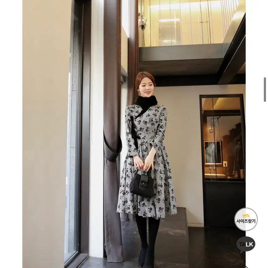 [BUNJANG] Chic Line Sodam Sodam Jeollik Dress / 새상품 시크라인 소담소담 철릭원피스