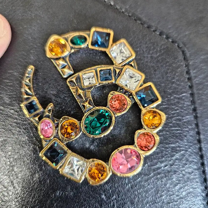 [BUNJANG] Gucci Black Gemstone Clutch Bag / 구찌 블랙 보석 클러치백(정품)