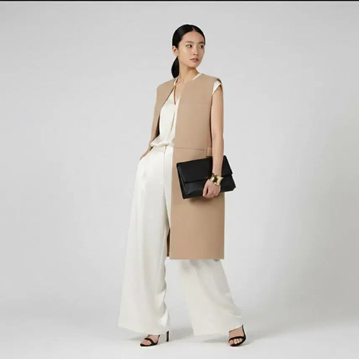 [BUNJANG] Cresson Prestige Wool Blend Vest / [새상품] 백화점 브랜드 끄레송 프레스티지 울 혼방 베스트
