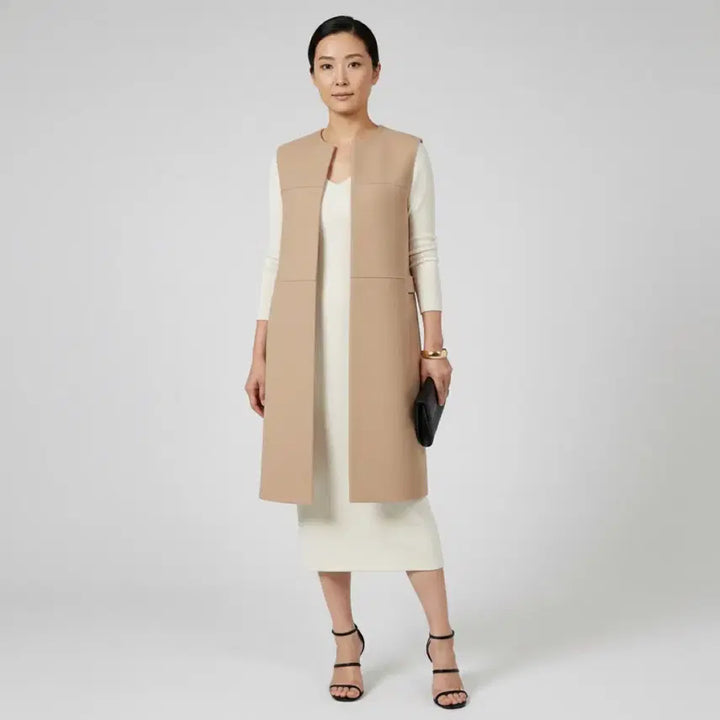 [BUNJANG] Cresson Prestige Wool Blend Vest / [새상품] 백화점 브랜드 끄레송 프레스티지 울 혼방 베스트