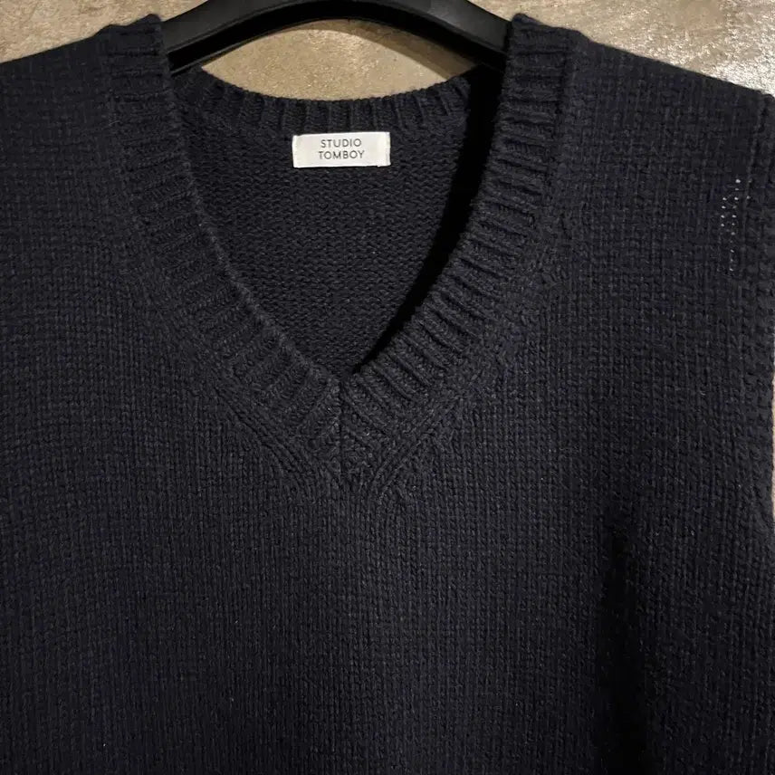 [BUNJANG] Studio Tomboy Knit Vest Dress / 스튜디오톰보이 니트 조끼 원피스