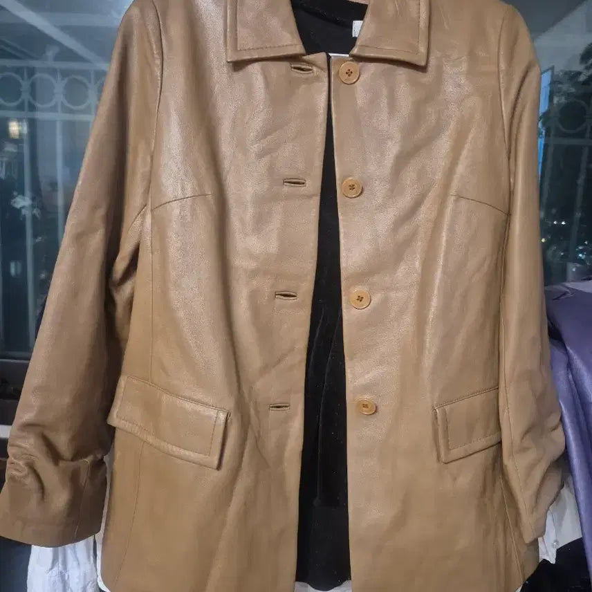 [BUNJANG] Leather Jacket 55 / 양가죽 자켓 55