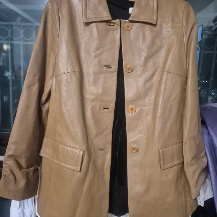 [BUNJANG] Leather Jacket 55 / 양가죽 자켓 55