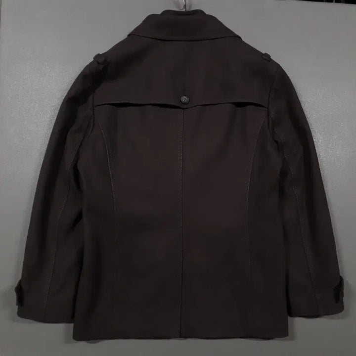 [BUNJANG] Wooyoungmi Classic Double Button Pea Coat / 국내 105) 우영미 클래식 더블 버튼 피코트 울 모 하프 코트 브라운