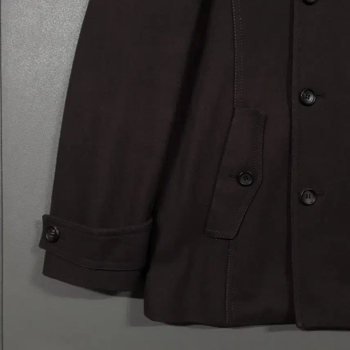 [BUNJANG] Wooyoungmi Classic Double Button Pea Coat / 국내 105) 우영미 클래식 더블 버튼 피코트 울 모 하프 코트 브라운