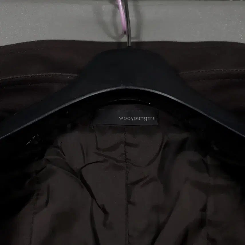 [BUNJANG] Wooyoungmi Classic Double Button Pea Coat / 국내 105) 우영미 클래식 더블 버튼 피코트 울 모 하프 코트 브라운