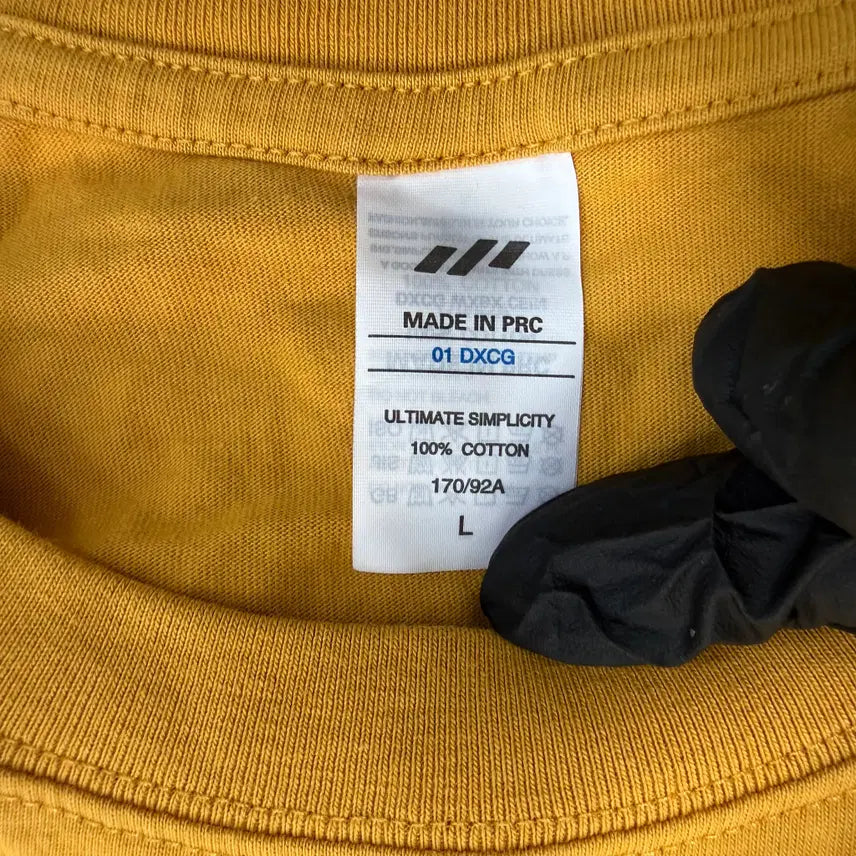 [BUNJANG] L Vintage Mustard Short Sleeve T-shirt / L 빈티지 머스타드 반팔티 0305T