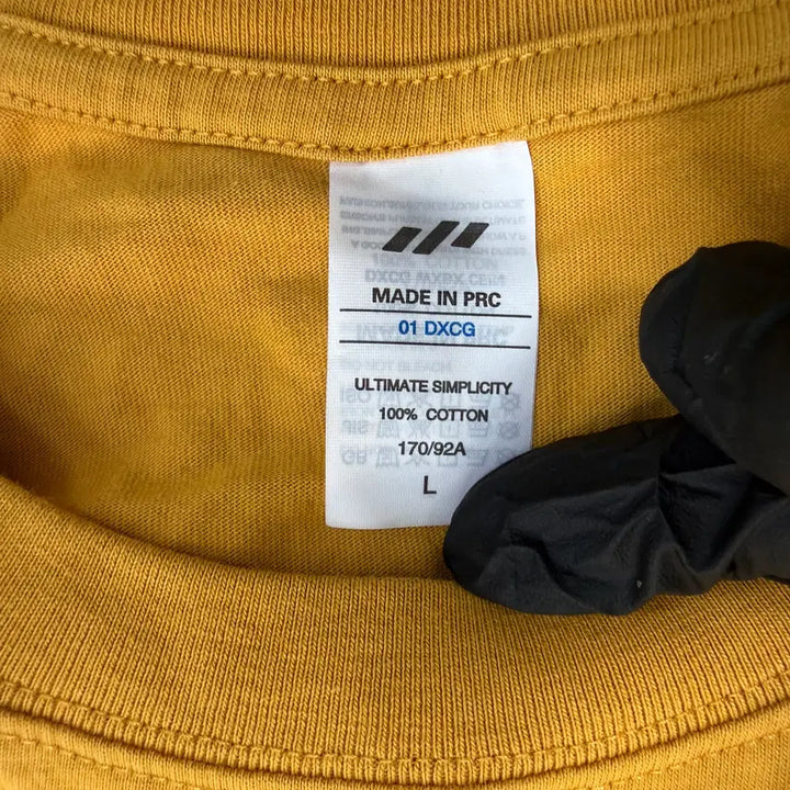 [BUNJANG] L Vintage Mustard Short Sleeve T-shirt / L 빈티지 머스타드 반팔티 0305T