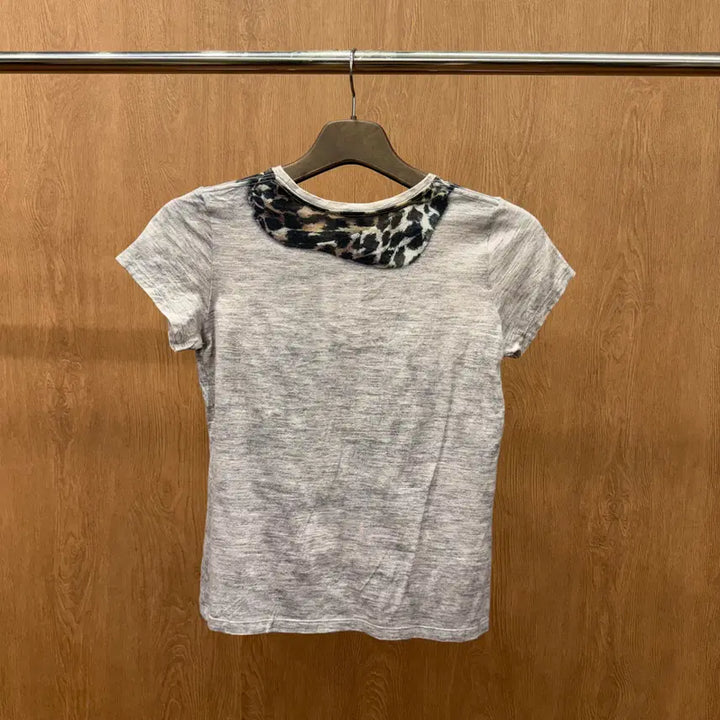 [SOLD OUT] 폴스미스 폴 레오파드 스카프 프린트 반팔 티셔츠 그래픽 프린팅 그레이