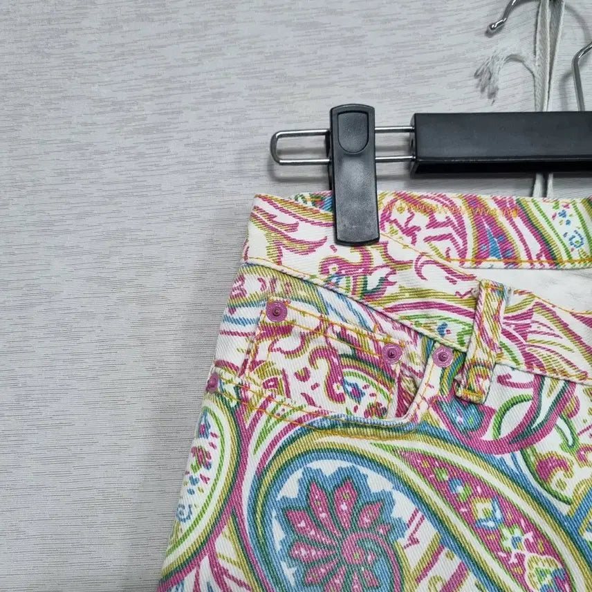 [BUNJANG] Etro Paisley Warning Denim Pants (Women&