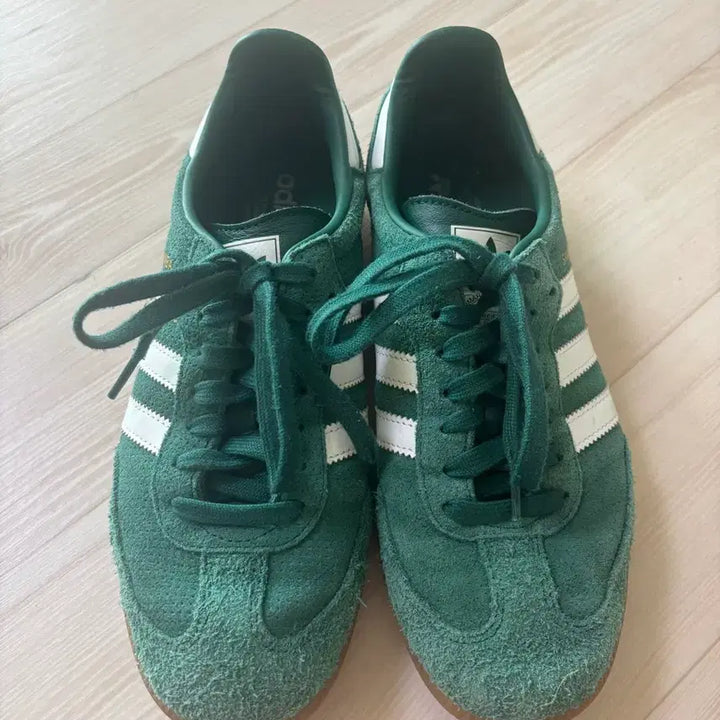 [BUNJANG] Adidas Samba OG Suede Green Sneakers 260 / 아디다스 삼바 OG 스웨이드 그린 운동화 260
