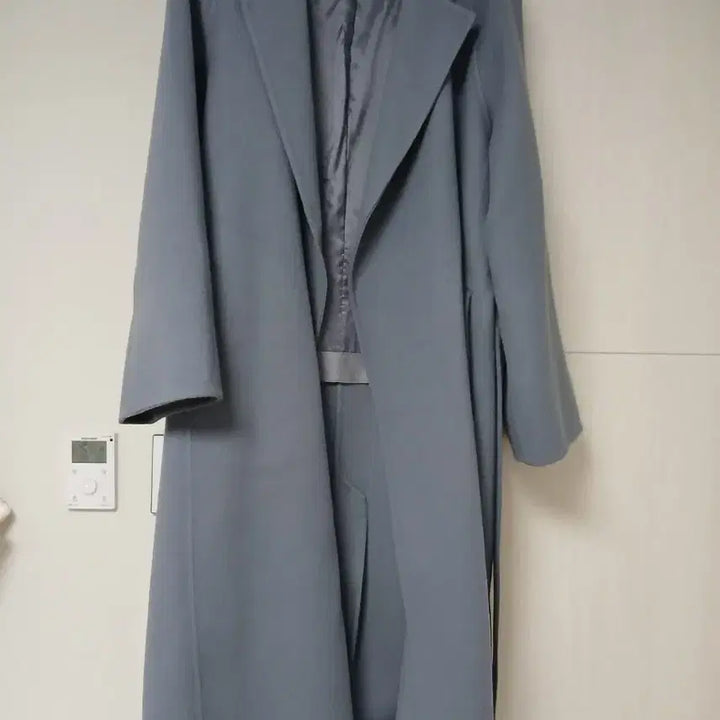 [BUNJANG] Mevie Mare Fog Blue Short Coat / 메비 마레 코트 포그블루 숏 0사이즈