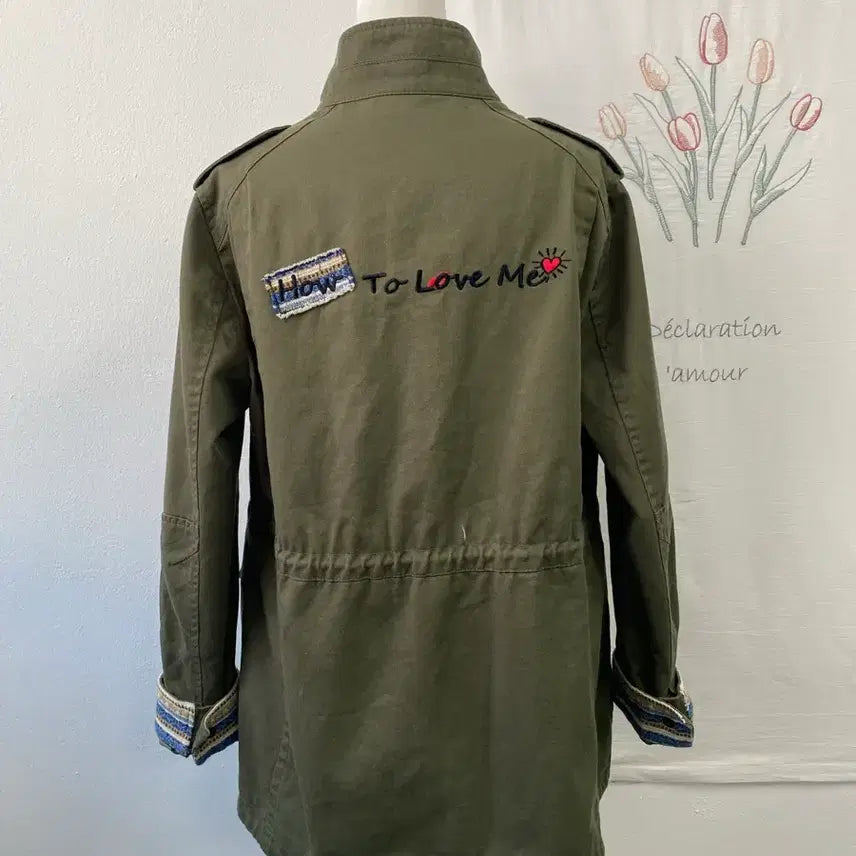 [BUNJANG] Roem Khaki Field Jacket / 로엠 카키색 야상 점퍼 자켓