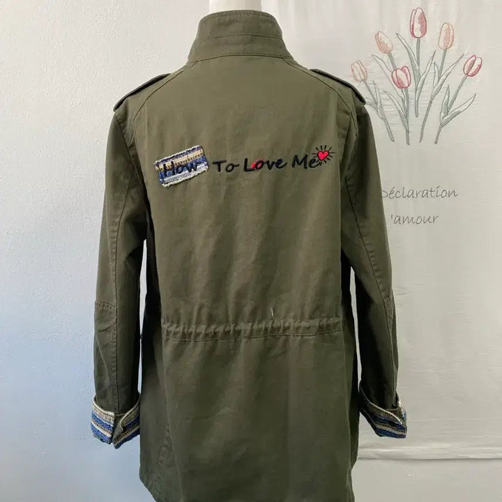 [BUNJANG] Roem Khaki Field Jacket / 로엠 카키색 야상 점퍼 자켓