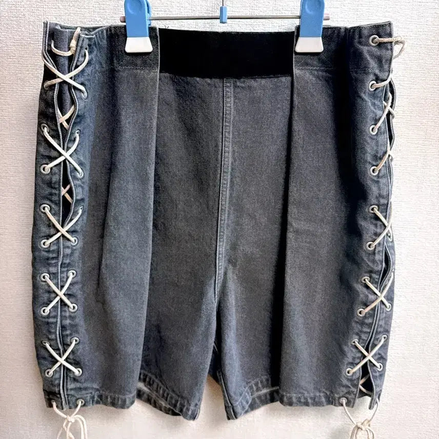 [SOLD OUT] 캐피탈 레이스업 데님 바지