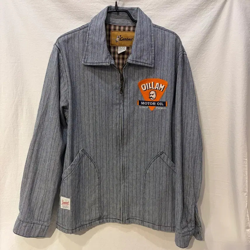 [BUNJANG] Lambast OILLAM Work Jacket Cotton Zip-up / Lambast OILLAM 오일램 워크 자켓 코튼 집업