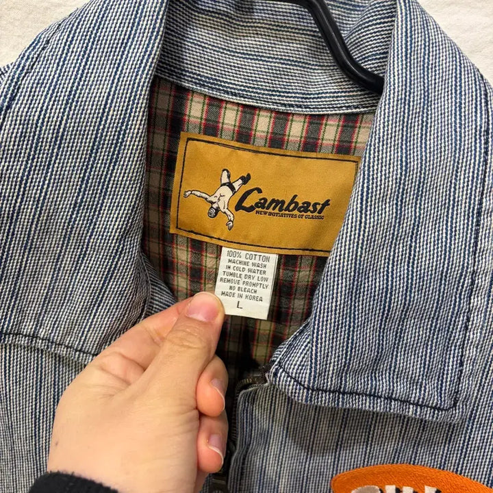 [BUNJANG] Lambast OILLAM Work Jacket Cotton Zip-up / Lambast OILLAM 오일램 워크 자켓 코튼 집업