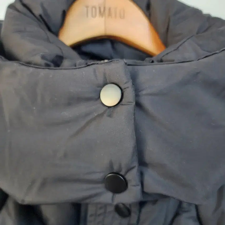 [BUNJANG] Tankus Quilted Hooded Long Vest Black / 탱커스 누빔 후드 롱 조끼 블랙 패딩