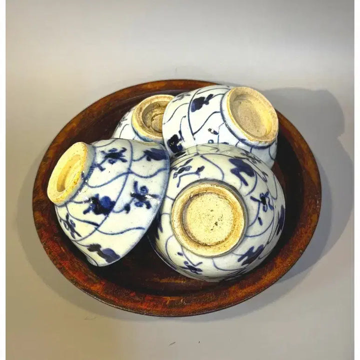 [BUNJANG] Antique Blue and White Porcelain Tea Bowl / 앤티크 청화백자 다완