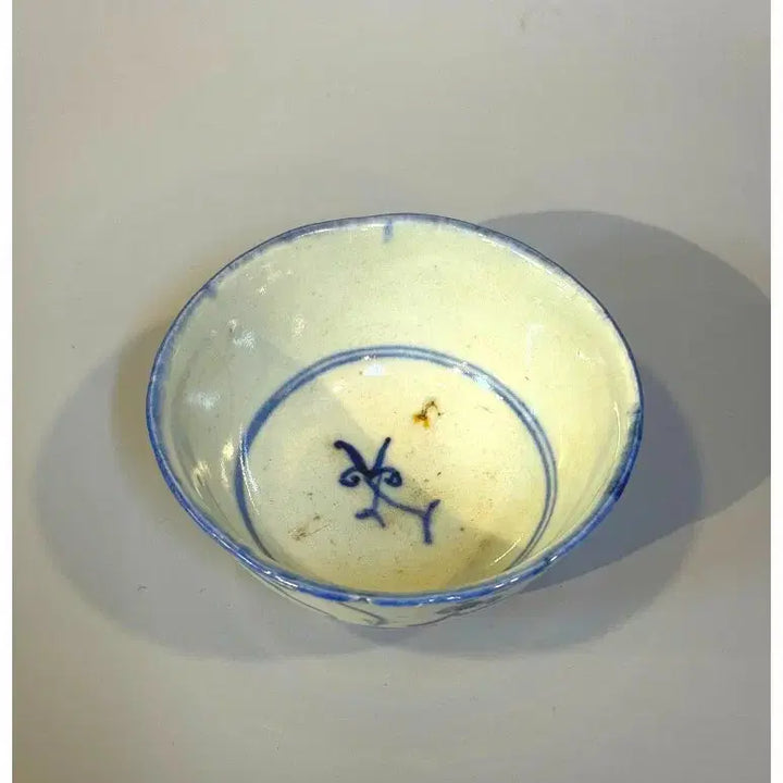 [BUNJANG] Antique Blue and White Porcelain Tea Bowl / 앤티크 청화백자 다완