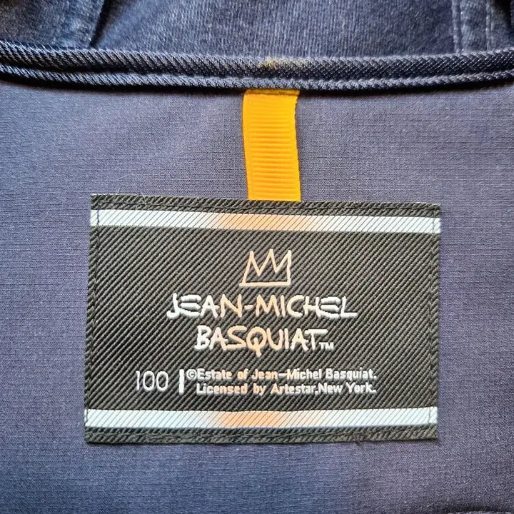 [BUNJANG] Jean Michel Basquiat Hooded Coat Navy / 장미쉘바스키아 후드 코트 네이비