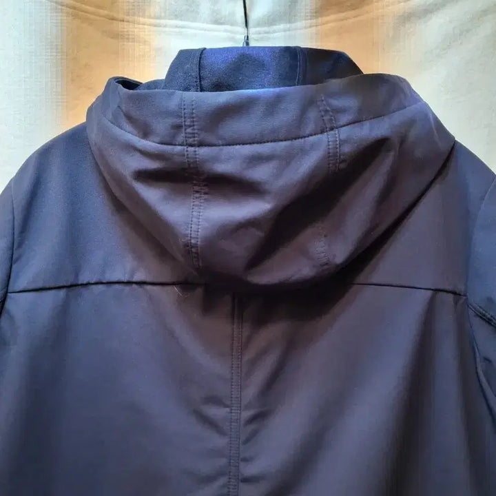 [BUNJANG] Jean Michel Basquiat Hooded Coat Navy / 장미쉘바스키아 후드 코트 네이비
