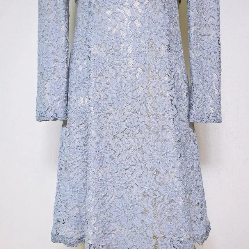 [BUNJANG] Kenneth Lady Feminine Lace Dress Sky Blue / 케네스레이디 페미닌 레이스원피스 55 스카이블루