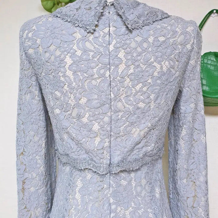 [BUNJANG] Kenneth Lady Feminine Lace Dress Sky Blue / 케네스레이디 페미닌 레이스원피스 55 스카이블루