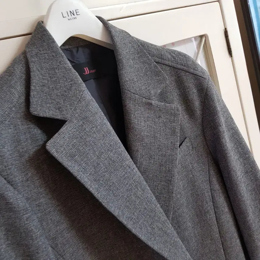 [BUNJANG] jj Jigott Long Charcoal Jacket (55-66) / jj지고트 봄자켓  롱자켓/55-정66