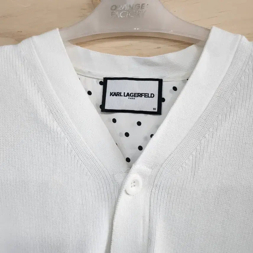[BUNJANG] Karl Lagerfeld Dot Cardigan / 1012) 칼 라거펠트 도트 가디건